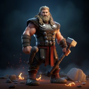 9527_pixar_animation_cool_character_full_body_thor_film_lightin_909fe6f4-eeee-4716-be5a-e1ab7082fca4_ins